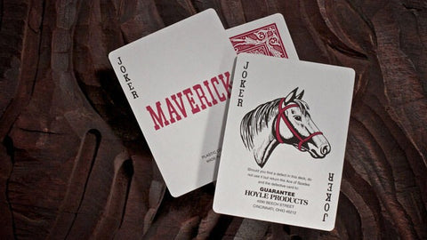 Maverick Standard Index playing cards (Red) Bicycle