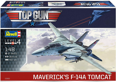 Mavericks F-14A Tomcat "Top Gun" - Plastic Modelling Kit By Revell