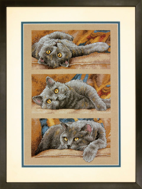 Max the Cat (25 x 38 cm) - Cross Stitch Kit by DIMENSIONS