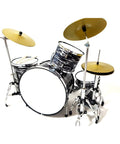 Black and white mini drum kit MDR-0015 Scale 1:5
