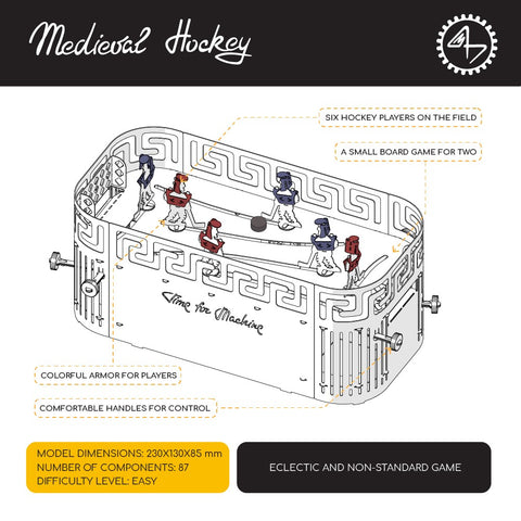 Medieval Hockey Model Building Kit Time For Machine