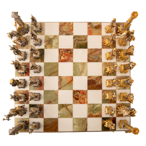 Medieval Knights VS Vikings: Ultra Luxurious Limited Edition Chess Set