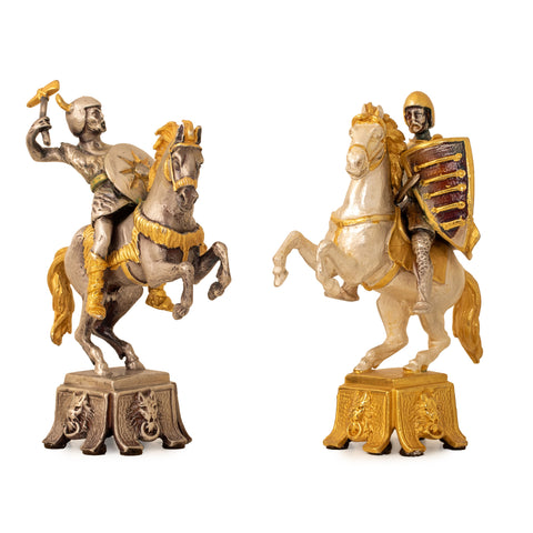 Medieval Knights VS Vikings: Ultra Luxurious Limited Edition Chess Set