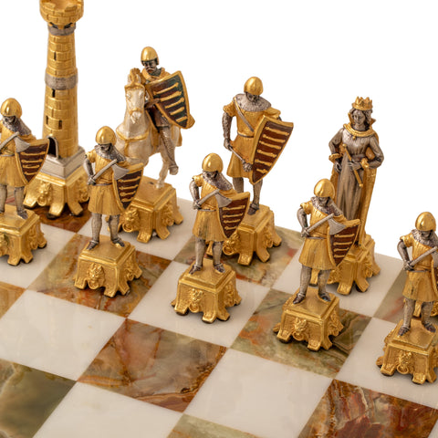 Medieval Knights VS Vikings: Ultra Luxurious Limited Edition Chess Set