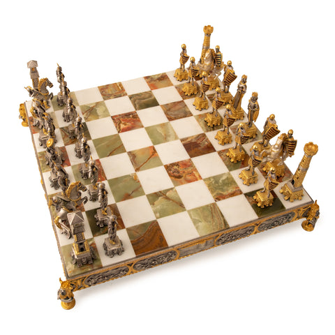 Medieval Knights VS Vikings: Ultra Luxurious Limited Edition Chess Set