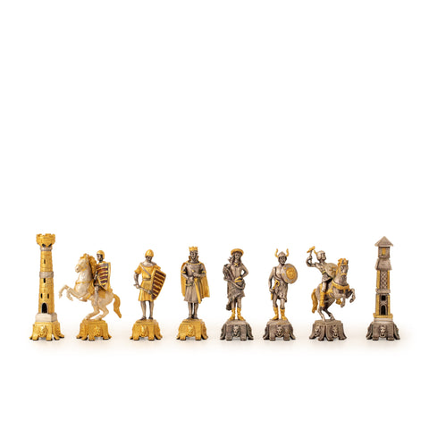 Medieval Knights VS Vikings: Ultra Luxurious Limited Edition Chess Set