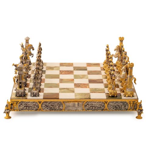 Medieval Knights VS Vikings: Ultra Luxurious Limited Edition Chess Set