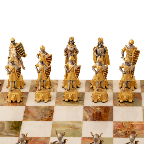 Medieval Knights VS Vikings: Ultra Luxurious Limited Edition Chess Set