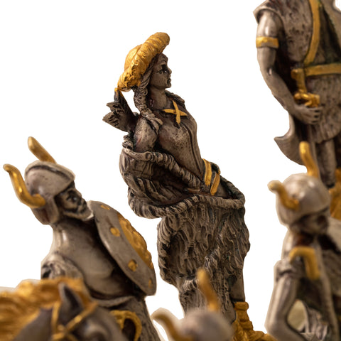 Medieval Knights VS Vikings: Ultra Luxurious Limited Edition Chess Set