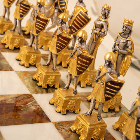 Medieval Knights VS Vikings: Ultra Luxurious Limited Edition Chess Set