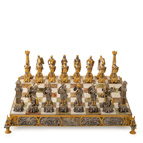 Medieval Knights VS Vikings: Ultra Luxurious Limited Edition Chess Set