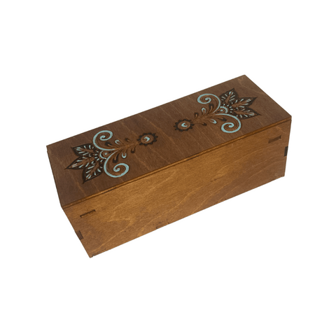 Wooden Embroidery Supply Box KF057/2, Kind Fox by Wizardi