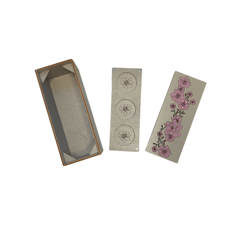 Wooden Embroidery Supplies Storage Box