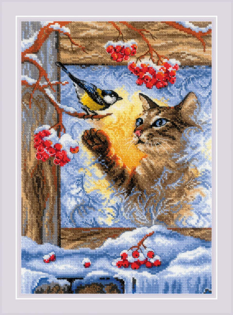 Meeting at the Window. Cross Stitch kit by RIOLIS Ref. no.: 2049