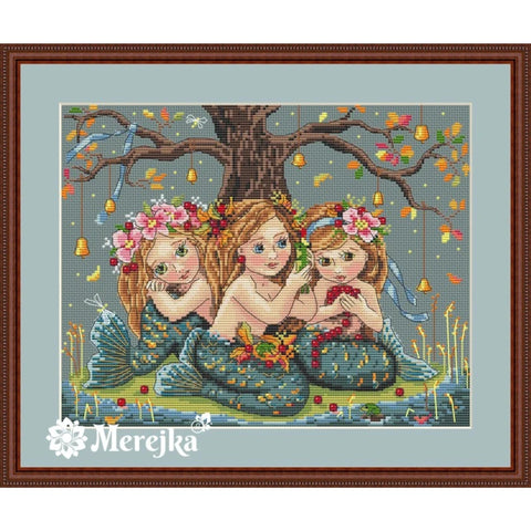 Meremaids SK45 cross stitch kit by Merejka