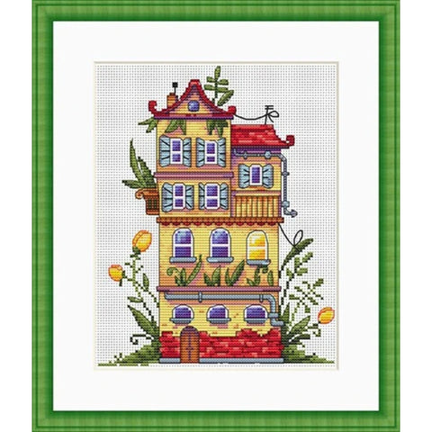 Spring House SK52 cross stitch kit by Merejka
