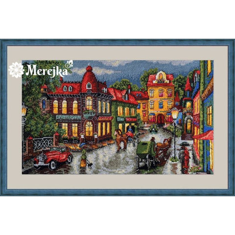 The Old City SK59 cross stitch kit by Merejka