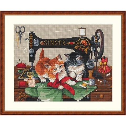 Players & Singer SK70 cross stitch kit by Merejka