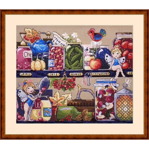 Pantry Treasures SK73 cross stitch kit by Merejka