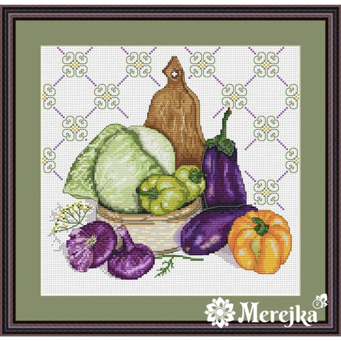 Still Life le pourpre SK06 cross stitch kit by Merejka