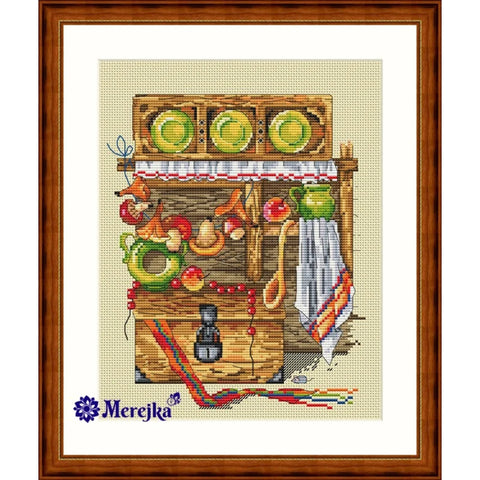The Chest SK09 cross stitch kit by Merejka