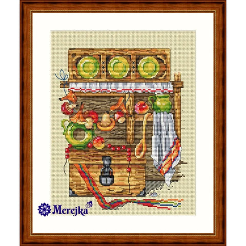 The Chest SK09 cross stitch kit by Merejka