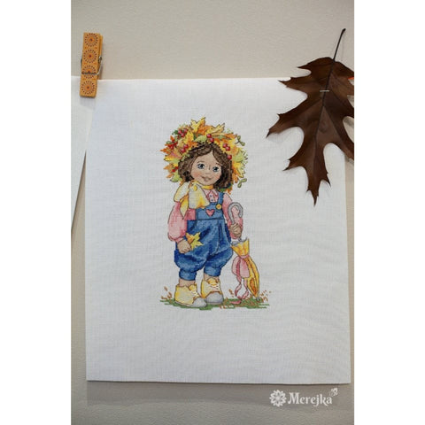 Spring Girl SK100 cross stitch kit by Merejka