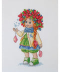 Winter Girl SK105 cross stitch kit by Merejka