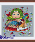 The Rooster SK11 cross stitch kit by Merejka