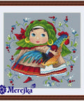 The Rooster SK11 cross stitch kit by Merejka