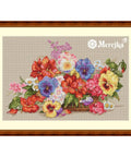 Garden Flowers SK13 cross stitch kit by Merejka