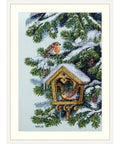 Cross Stitch Kit Red-Throated Bird Merejka