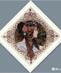Brunette Cross Stitch Kit Merejka