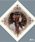 Brunette Cross Stitch Kit Merejka