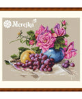 Still Life with Grape SK20 cross stitch kit by Merejka