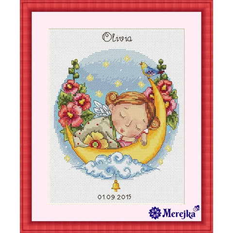 Lullaby for Daughter SK23 cross stitch kit by Merejka