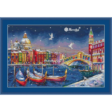 Holiday Venice SK29 cross stitch kit by Merejka