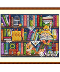 Book Shelf SK34 cross stitch kit by Merejka