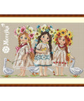 Friends SK42 cross stitch kit by Merejka