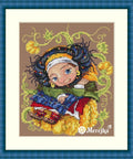 Pumpkin SK49 cross stitch kit by Merejka