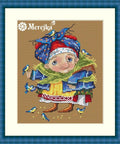 Blue Titmouse SK50 cross stitch kit by Merejka