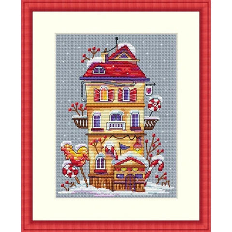 Winter House SK51 cross stitch kit by Merejka