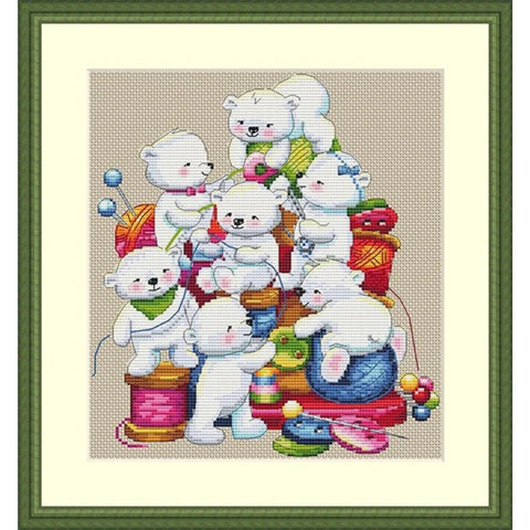 Little Helpers SK60 cross stitch kit by Merejka
