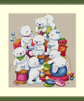 Little Helpers SK60 cross stitch kit by Merejka