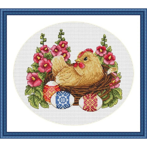 Happy Easter SK65 cross stitch kit by Merejka