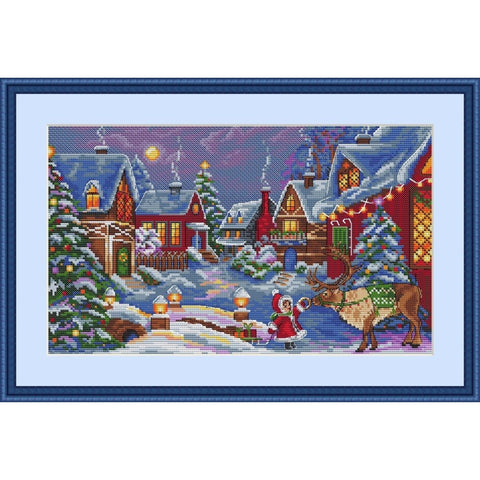 Christmas Guest SK75 cross stitch kit by Merejka