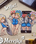 Selfie SK76 cross stitch kit by Merejka