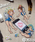 Share SK79 cross stitch kit by Merejka