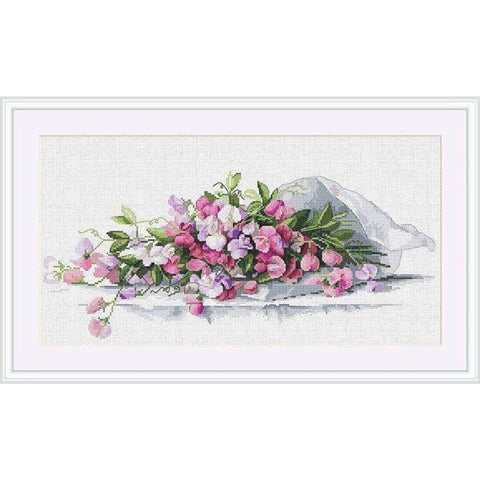 Sweet Pea SK82 cross stitch kit by Merejka