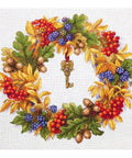 Autumn Wreath SK99 cross stitch kit by Merejka